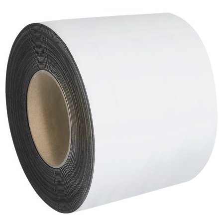 Bsc Preferred 4'' x 50' - White Warehouse Labels - Magnetic Roll BUY00024503